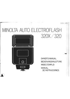 Minolta 320 manual. Camera Instructions.